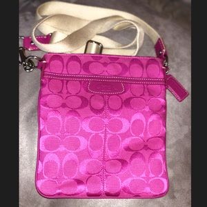 Pink Coach Crossbody Purse